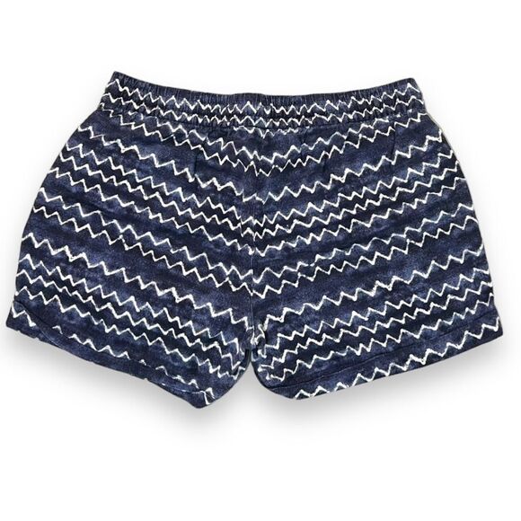 old Navy, Size Medium Navy Print Shorts - Picture 3 of 7